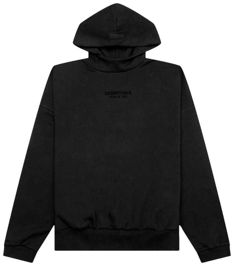 Fear of God Essentials Hoodie Jet Black