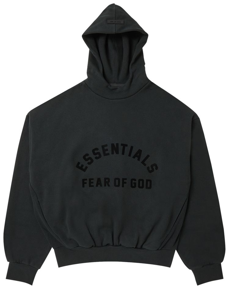 Fear of God Essentials Hoodie Jet Black