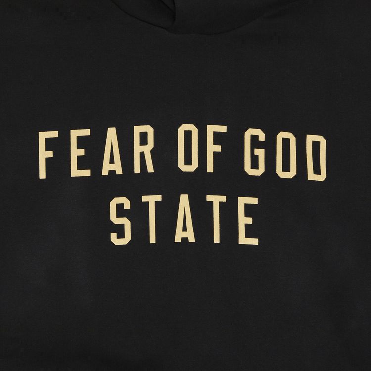 Fear of God Essentials Fleece Hoodie Black