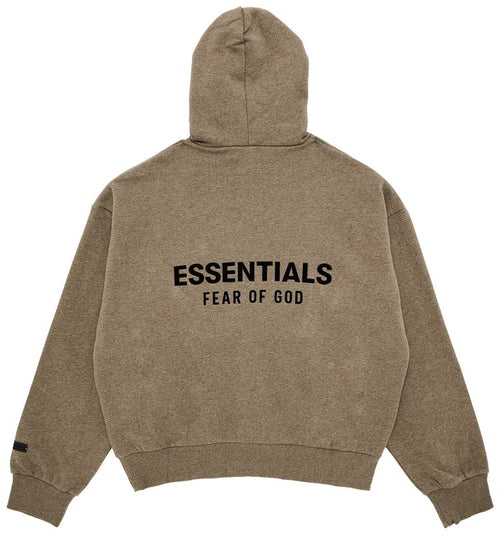 Fear of God Essentials Classic Fit Fleece Hoodie Homestead Heather