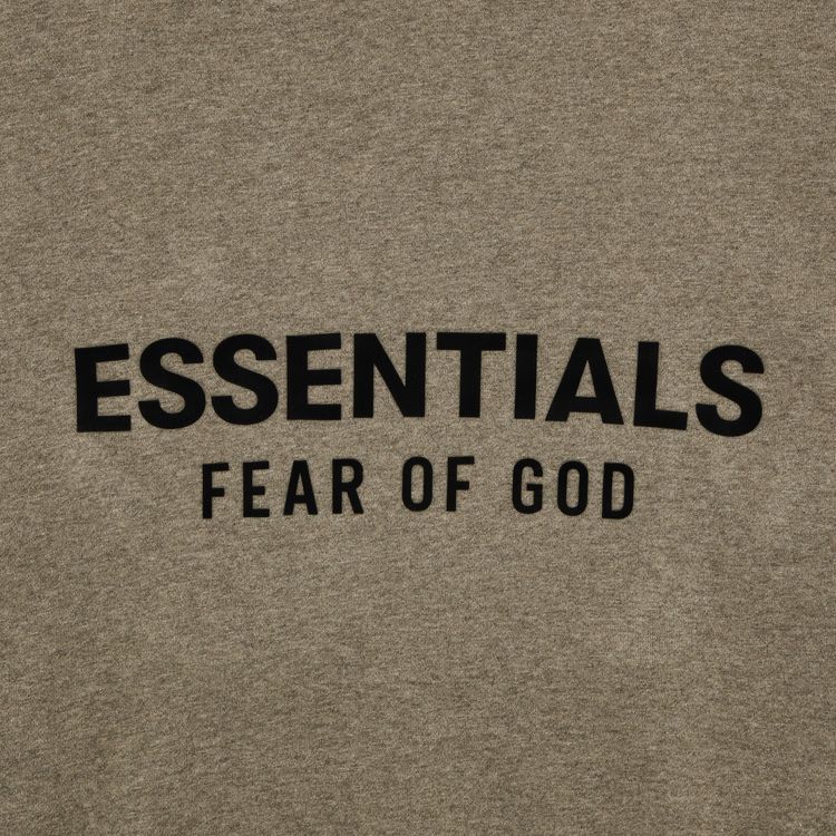 Fear of God Essentials Classic Fit Fleece Hoodie Homestead Heather