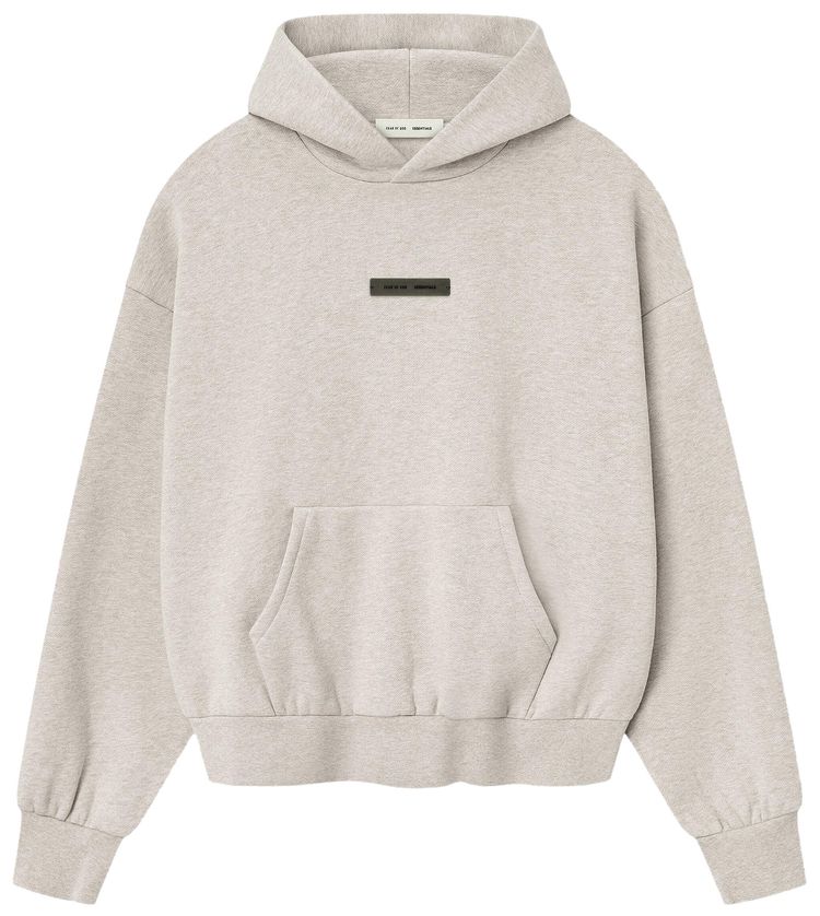 Fear of God Essentials Classic Hoodie Heather Stone